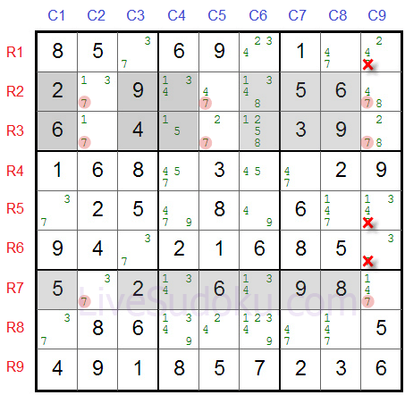 Sudoku Swordfish Tutorial