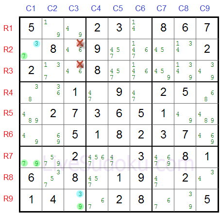 Sudoku Y Wing Tutorial