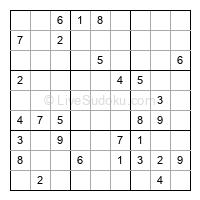 Play easy daily sudoku number 130177