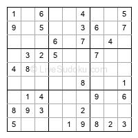Play easy daily sudoku number 140430