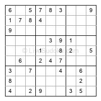Play easy daily sudoku number 151945