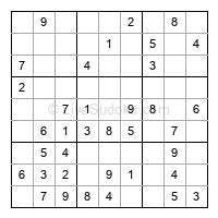 Play easy daily sudoku number 167764