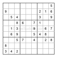 Play easy daily sudoku number 174431