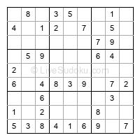Play easy daily sudoku number 182716