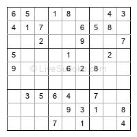 Play easy daily sudoku number 204633