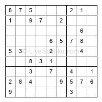 Play easy daily sudoku number 213648