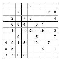 Play easy daily sudoku number 213836
