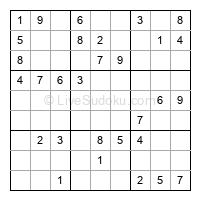 Play easy daily sudoku number 234671