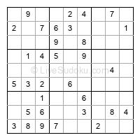 Play easy daily sudoku number 240628