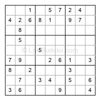 Play easy daily sudoku number 25691
