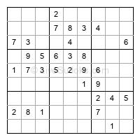 Play easy daily sudoku number 264924