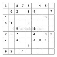Play easy daily sudoku number 293492