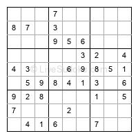Play easy daily sudoku number 303286