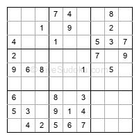 Play easy daily sudoku number 30415