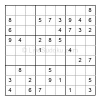 Play easy daily sudoku number 33511