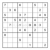 Play easy daily sudoku number 349276
