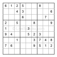 Play easy daily sudoku number 349364
