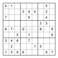 Play easy daily sudoku number 349435
