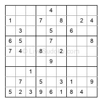 Play easy daily sudoku number 352849