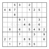 Play easy daily sudoku number 37656