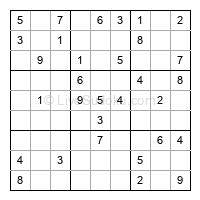Play easy daily sudoku number 378799