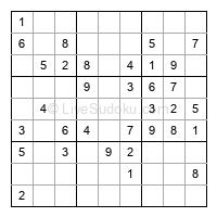 Play easy daily sudoku number 400496