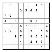 Play easy daily sudoku number 411602