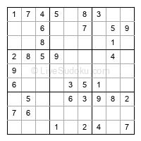 Play easy daily sudoku number 432564