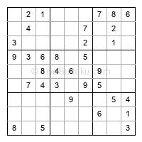 Play easy daily sudoku number 438519