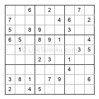 Play easy daily sudoku number 443826