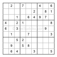 Play easy daily sudoku number 444496