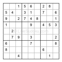 Play easy daily sudoku number 446446
