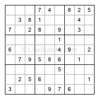 Play easy daily sudoku number 454352