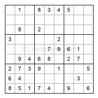 Play easy daily sudoku number 464699