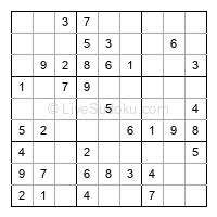 Play easy daily sudoku number 468088