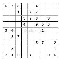Play easy daily sudoku number 478836