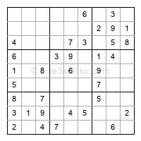 Play easy daily sudoku number 492857