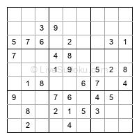 Play easy daily sudoku number 493190