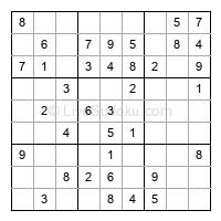 Play easy daily sudoku number 58226