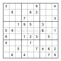 Play easy daily sudoku number 64879