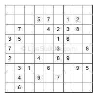 Play easy daily sudoku number 6522