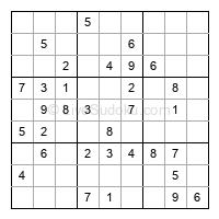 Play easy daily sudoku number 73222