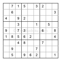 Play easy daily sudoku number 78300