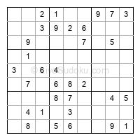 Play easy daily sudoku number 9115