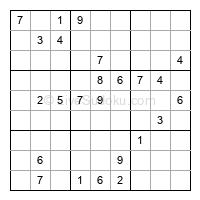 Play evil daily sudoku number 1520126