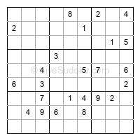Play evil daily sudoku number 1567680