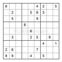 Play evil daily sudoku number 1572721