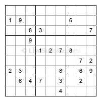Play evil daily sudoku number 1621589