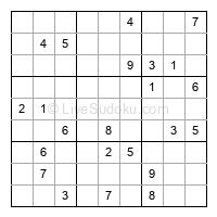 Play evil daily sudoku number 1625574