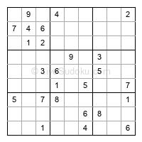 Play evil daily sudoku number 1652574